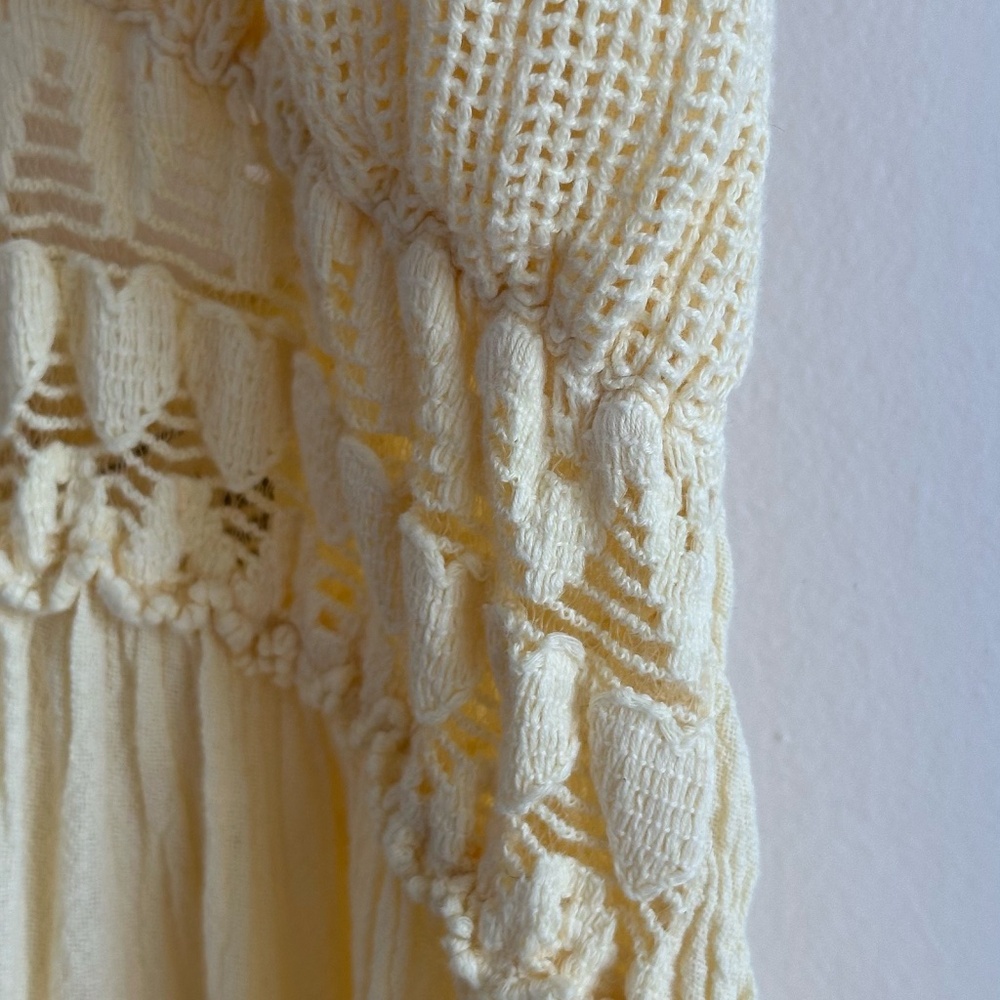 MAXI summer yellow dress size medium - Picture 3 of 5